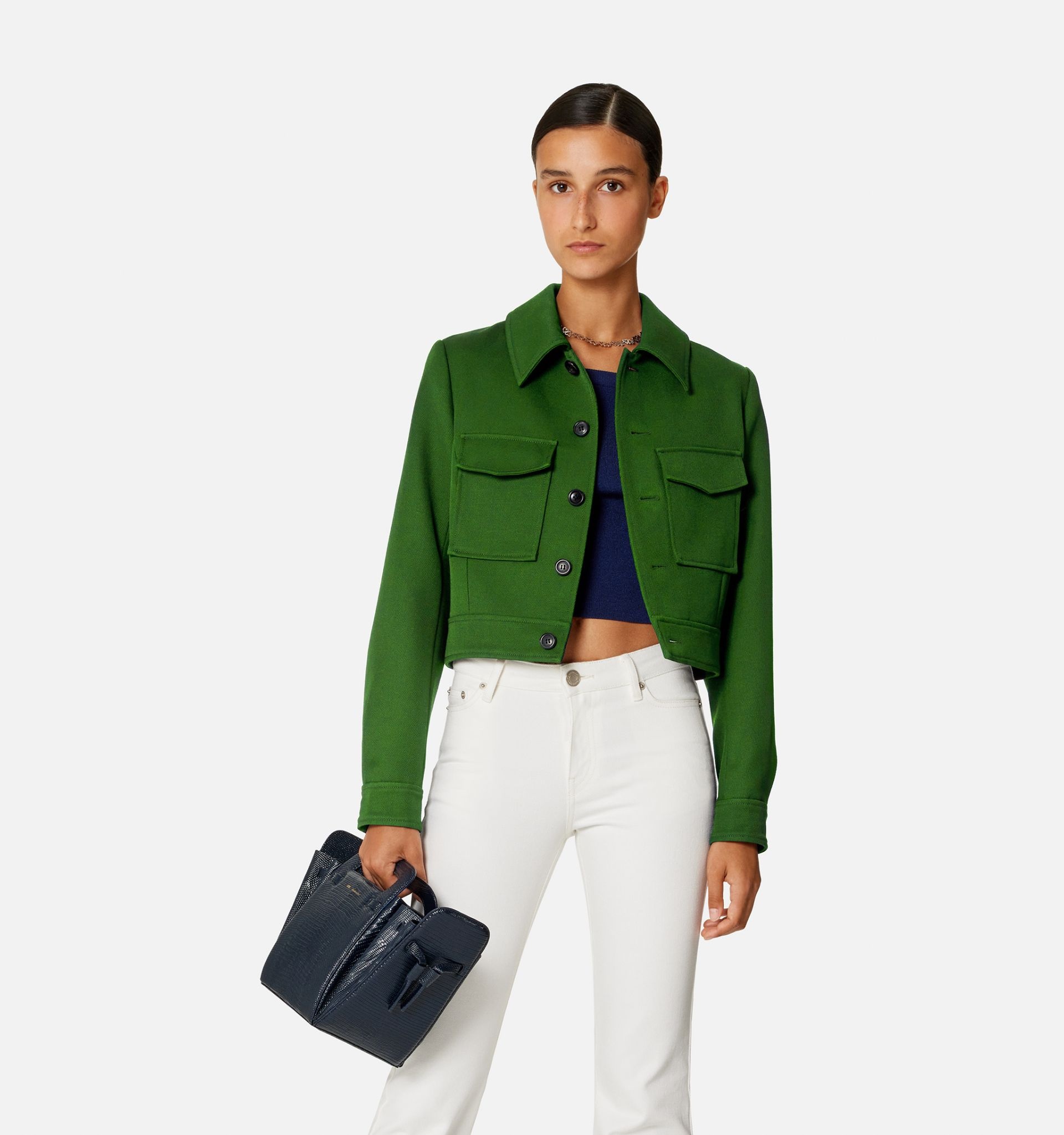 Buttoned Short Jacket - 2