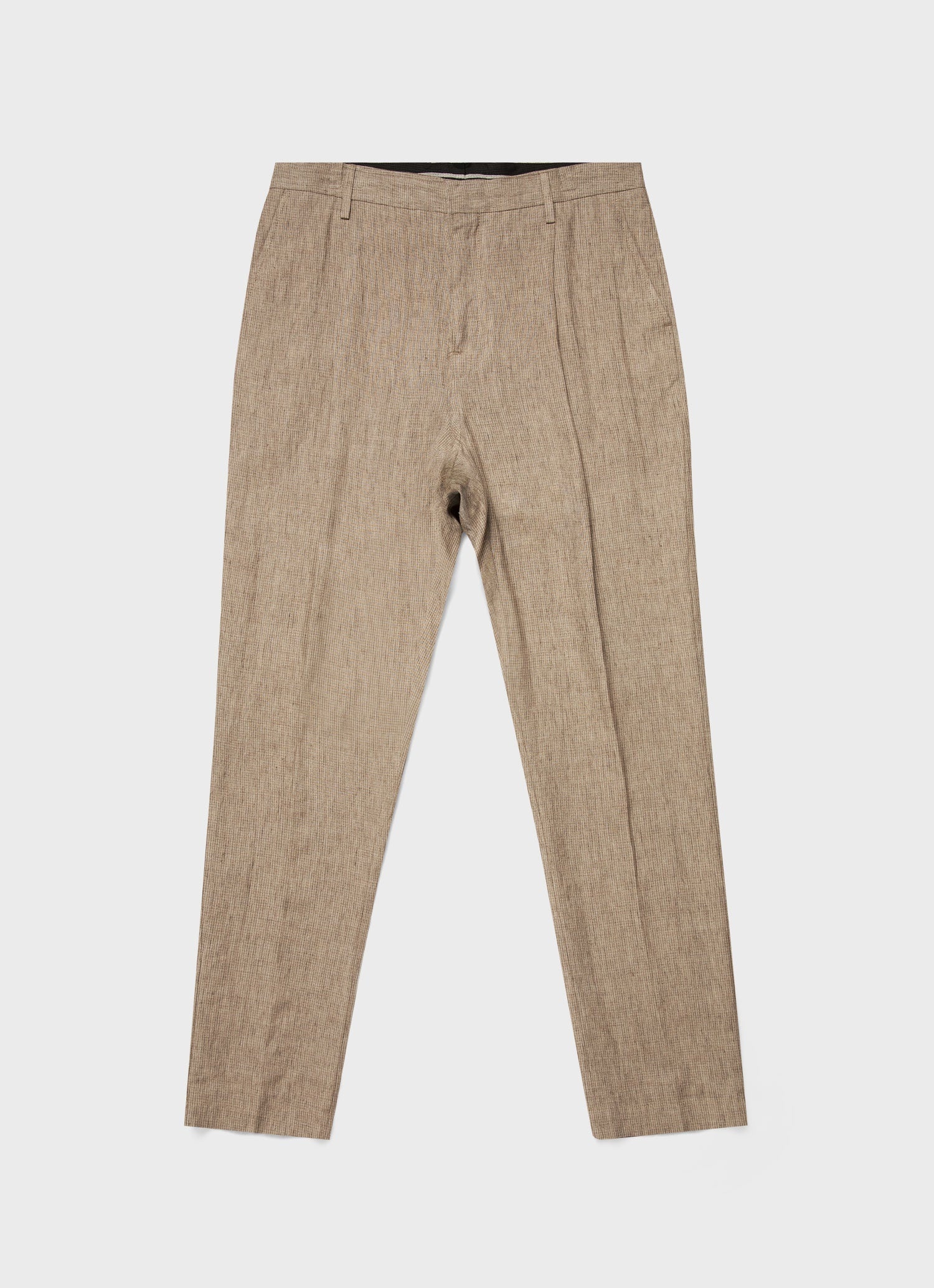 Pleat Linen Trouser - 1