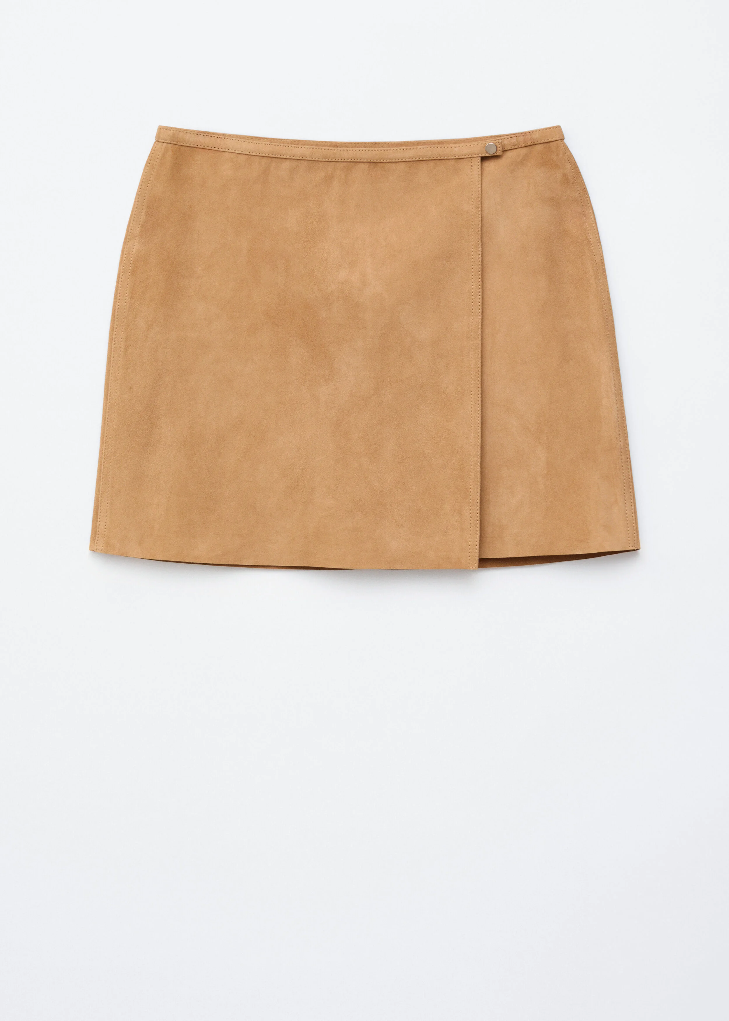 Suede Mini Skirt - 1