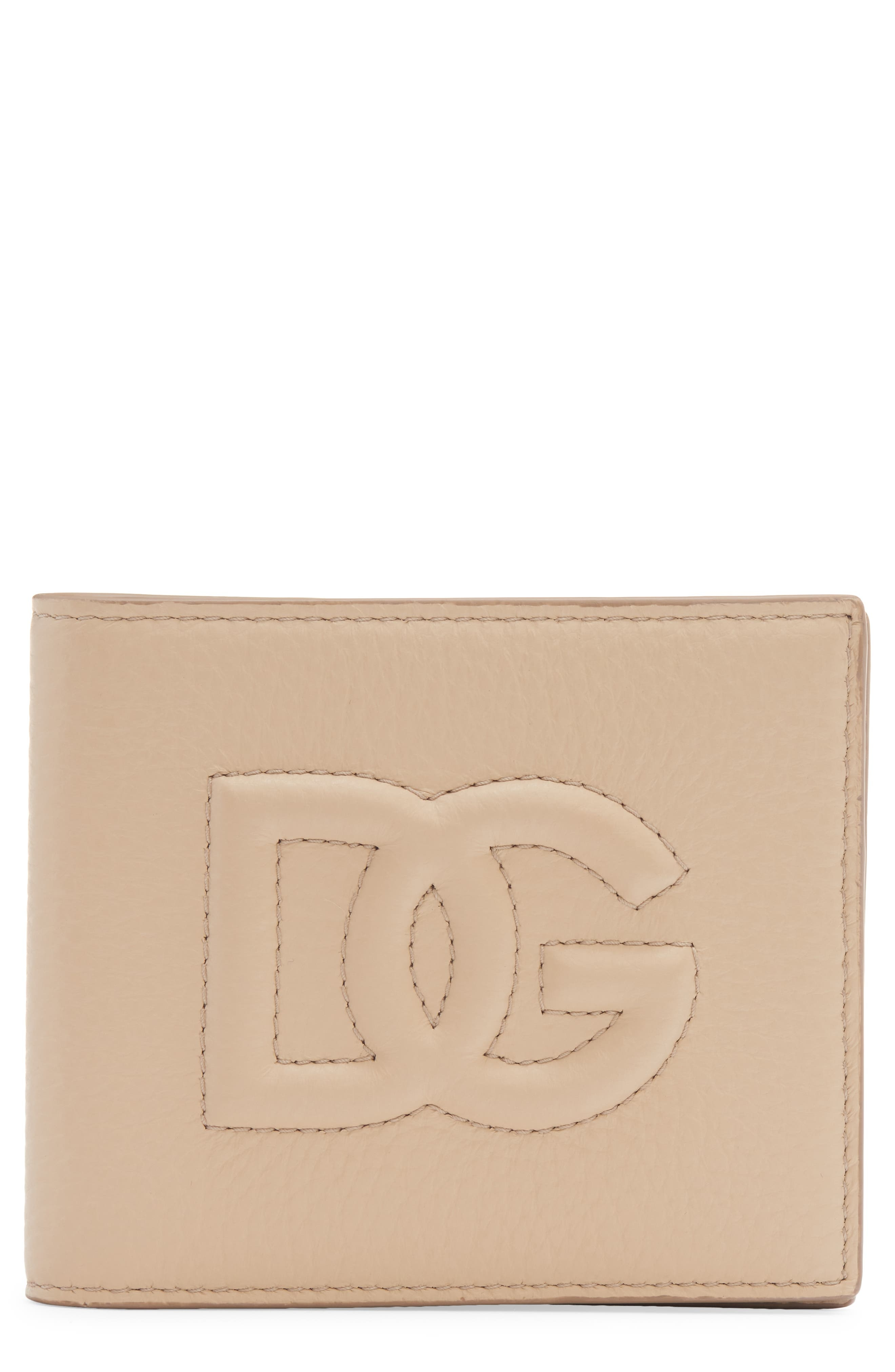 DG Quilted Leather Bifold Wallet - 1