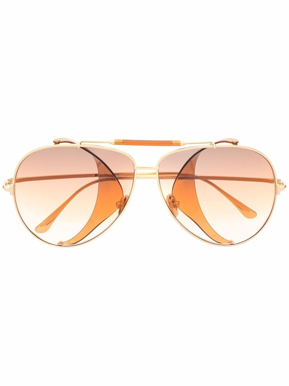 aviator-frame sunglasses - 1