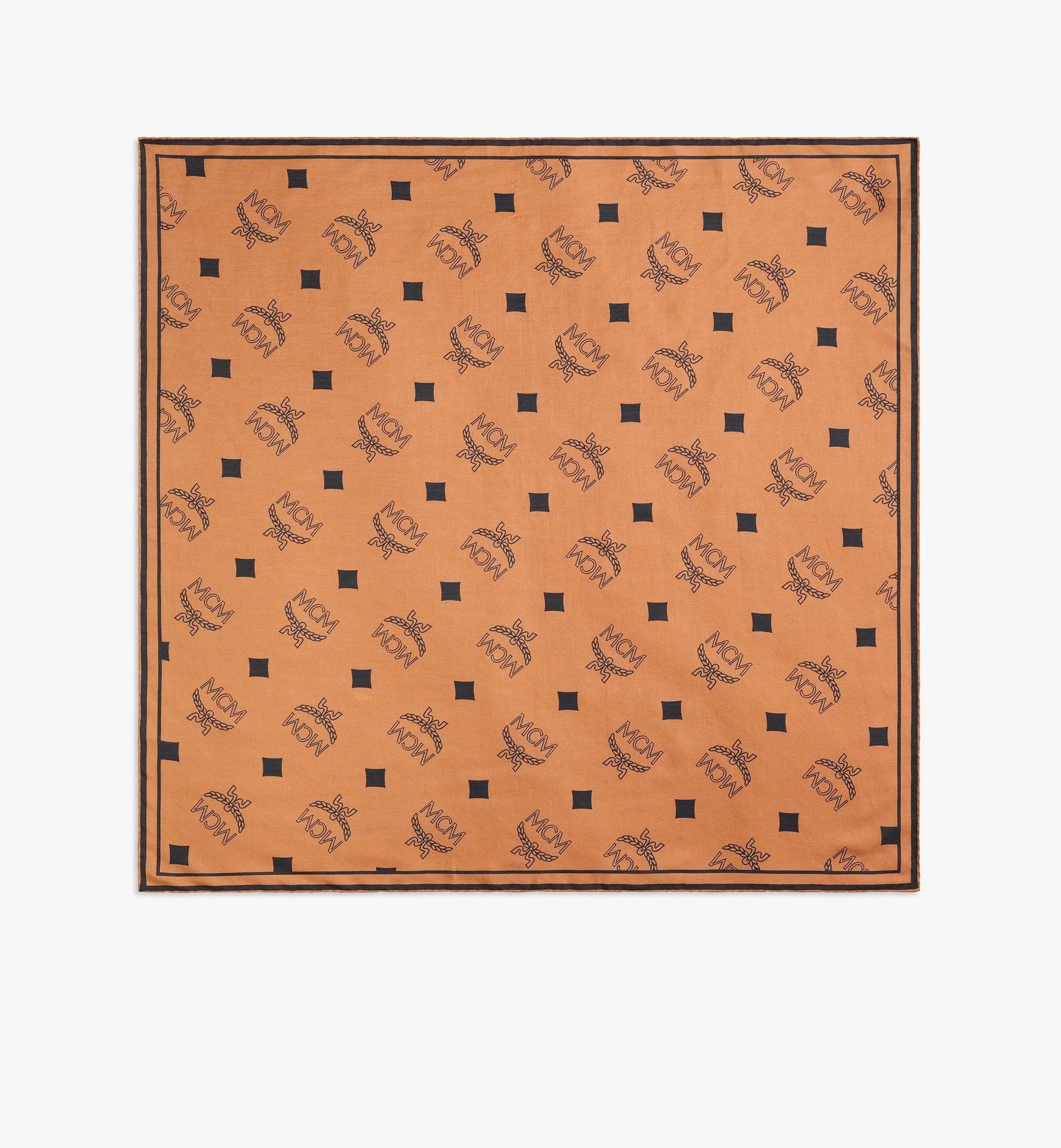 Monogram Print Bandana Scarf - 1