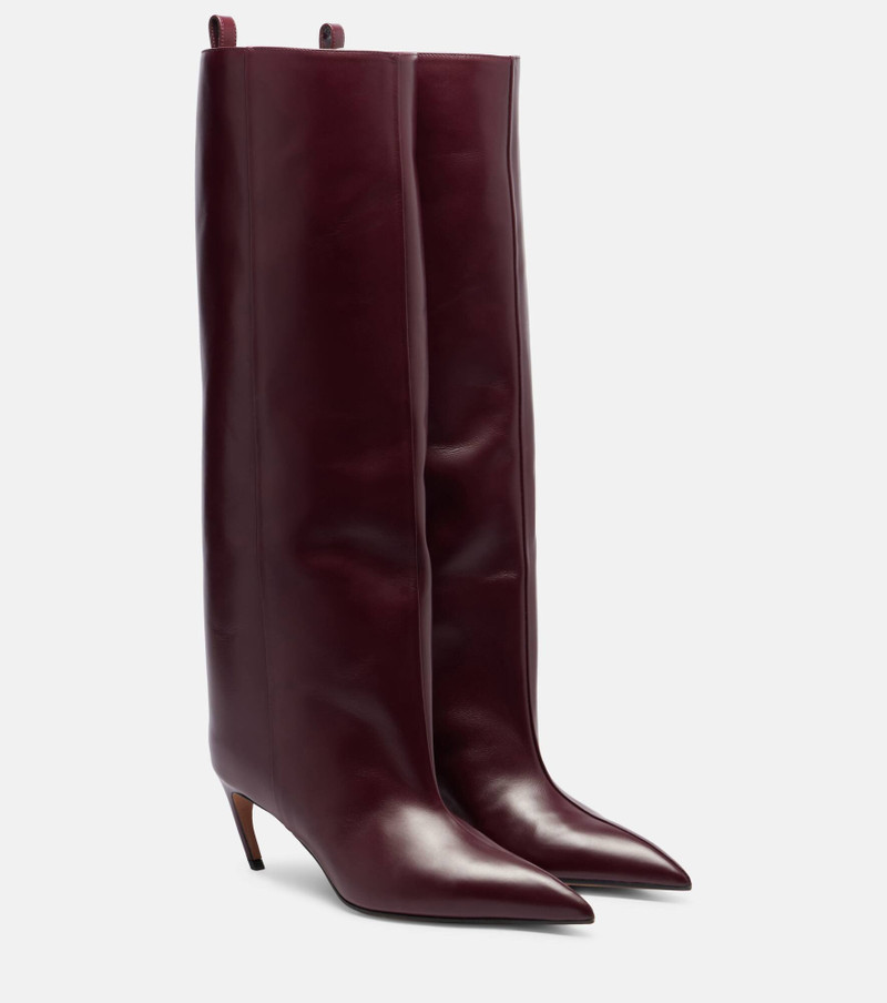 Lea 90 leather knee-high boots 1