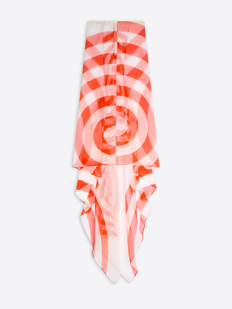 PRINTED SILK SKIRT 1