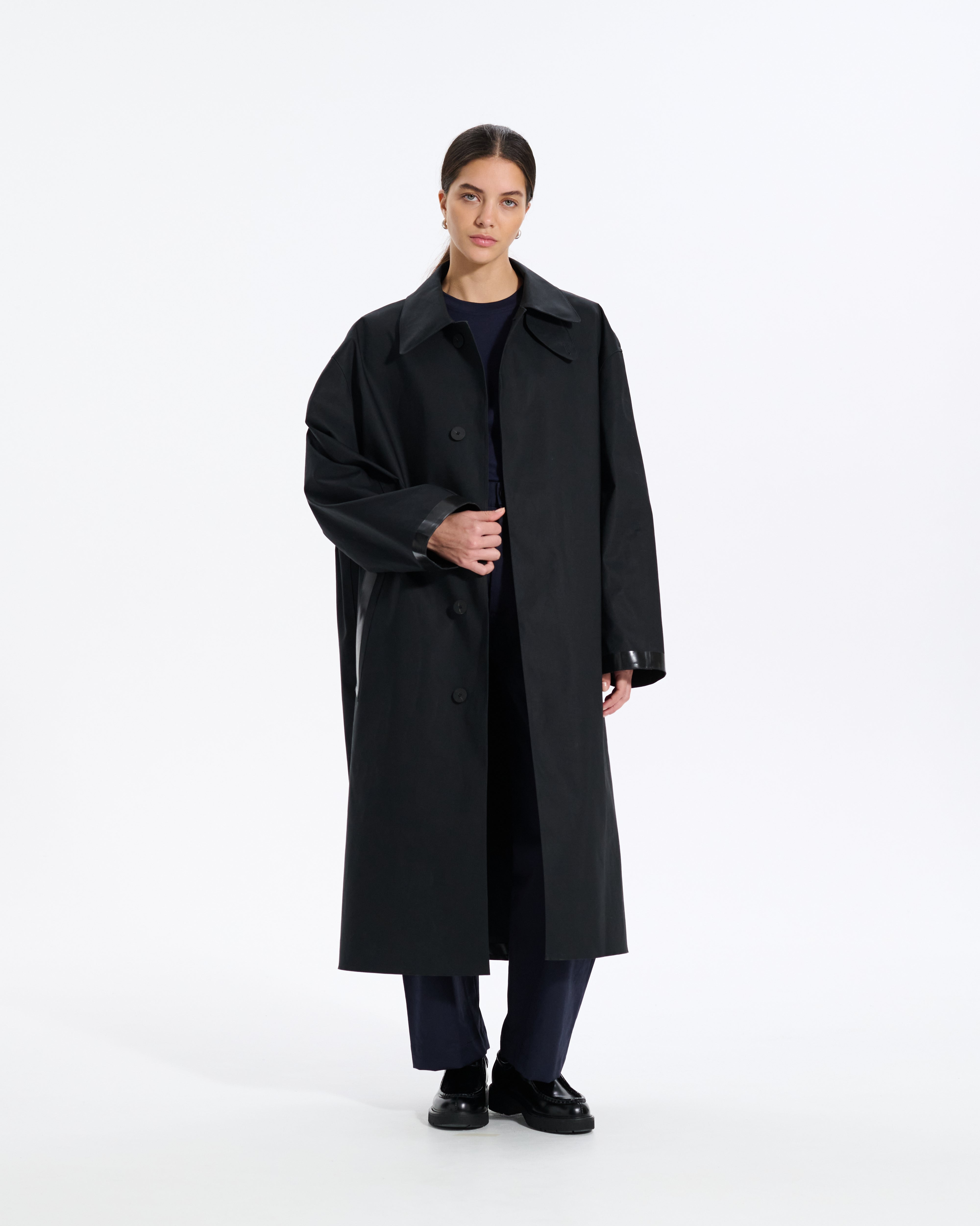 Ettrick Rubberised Long Coat - 3