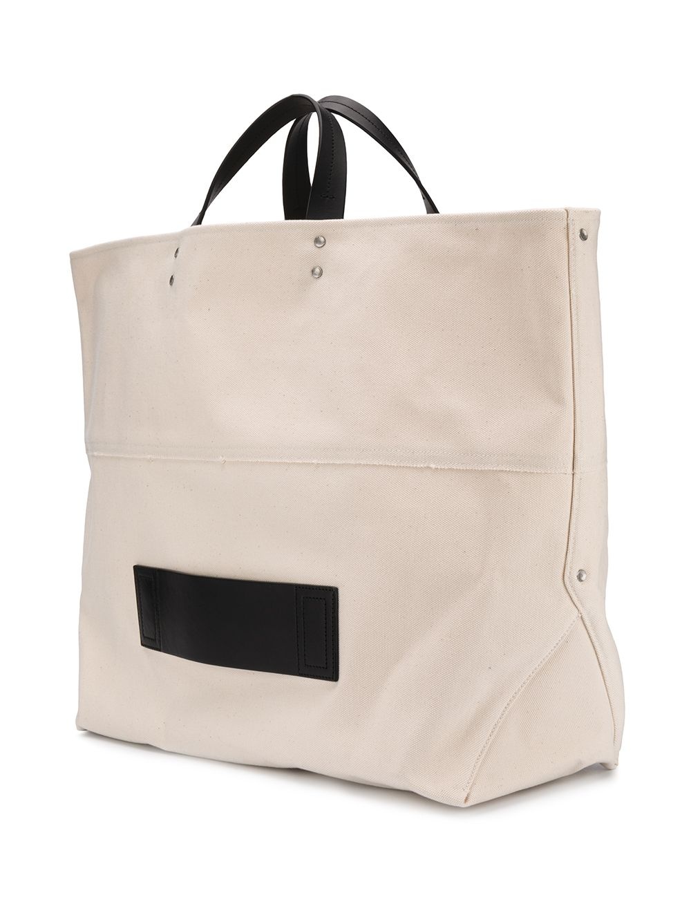 top handle cotton tote bag - 3