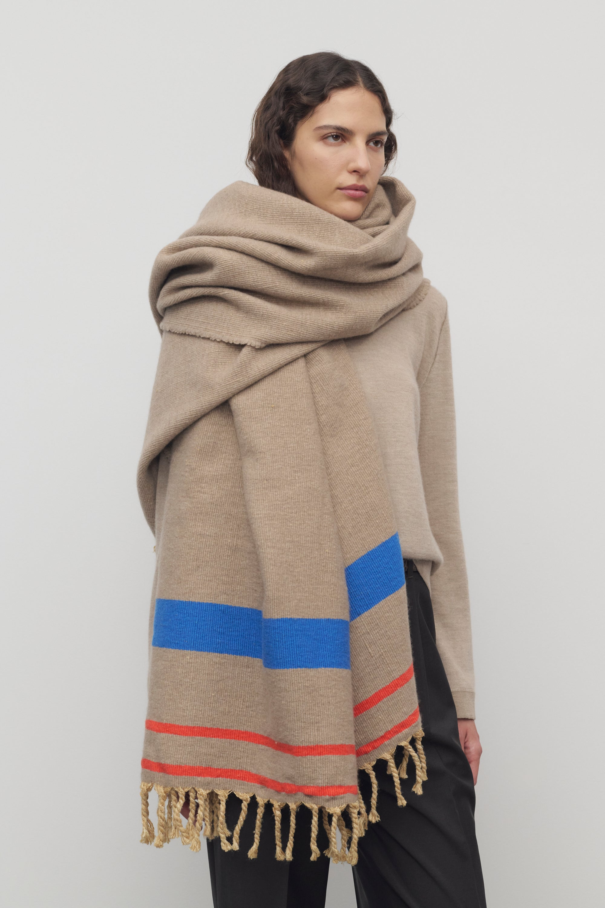 Rosia Scarf in Cashmere and Silk - 3