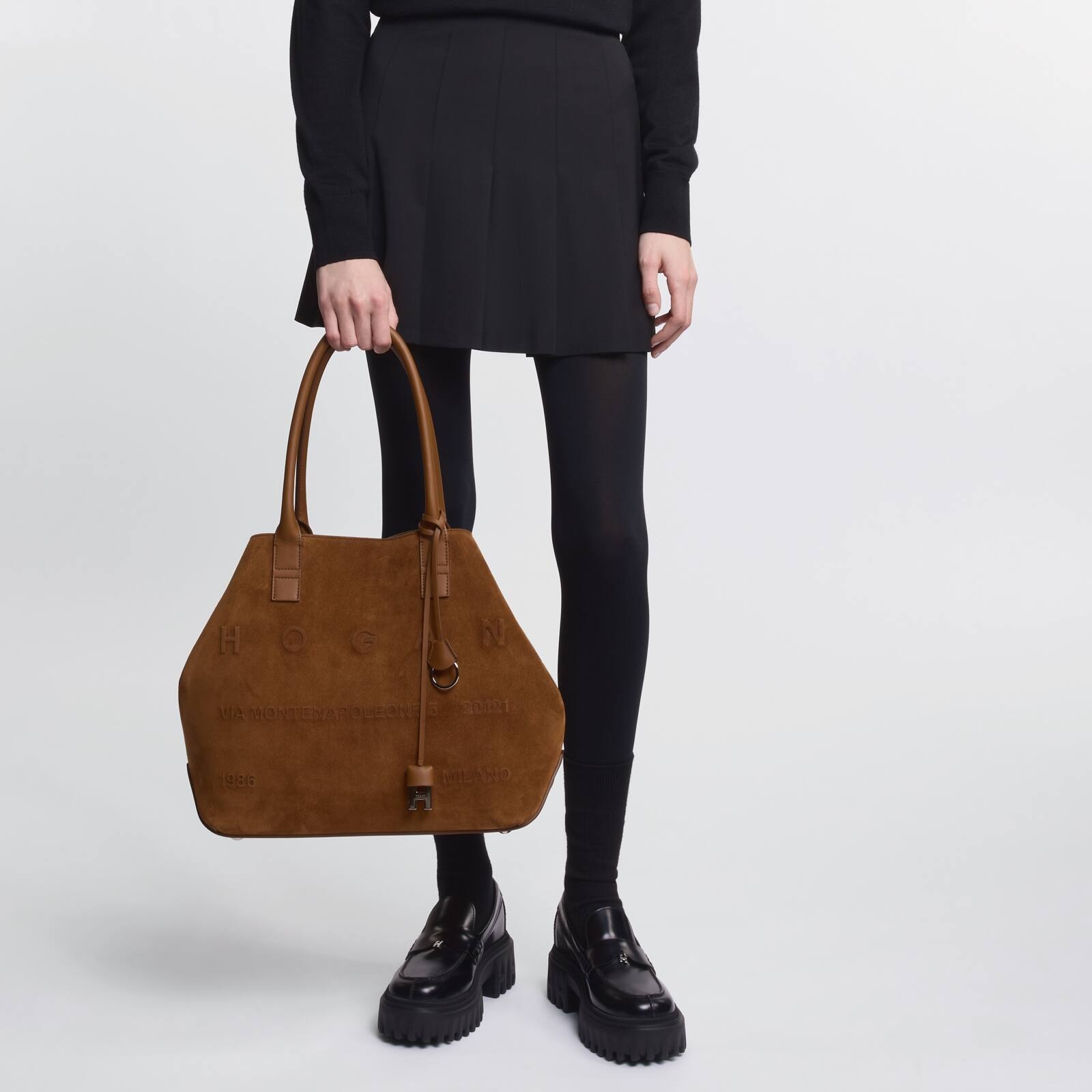 Hogan Script Shopping Bag Medium - 9