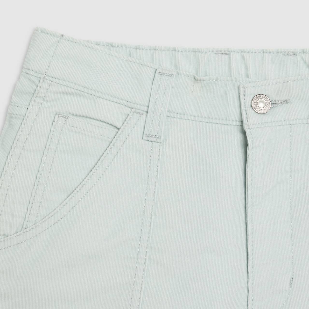 LIGHTWEIGHT CORDUROY CARPENTER WOMEN'S SHORTS - 8