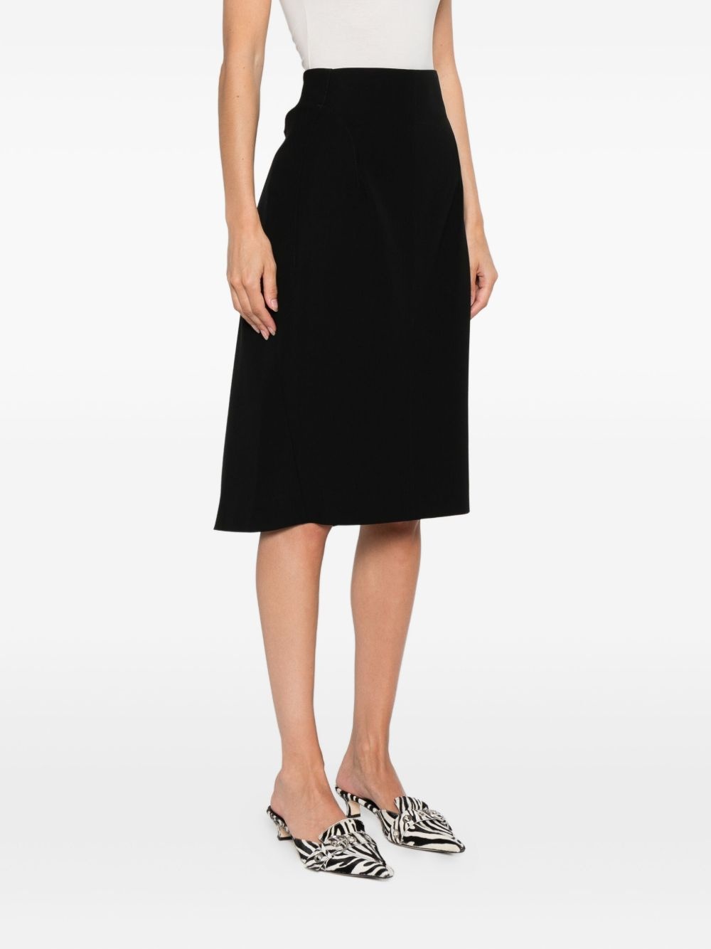 panelled midi skirt - 3