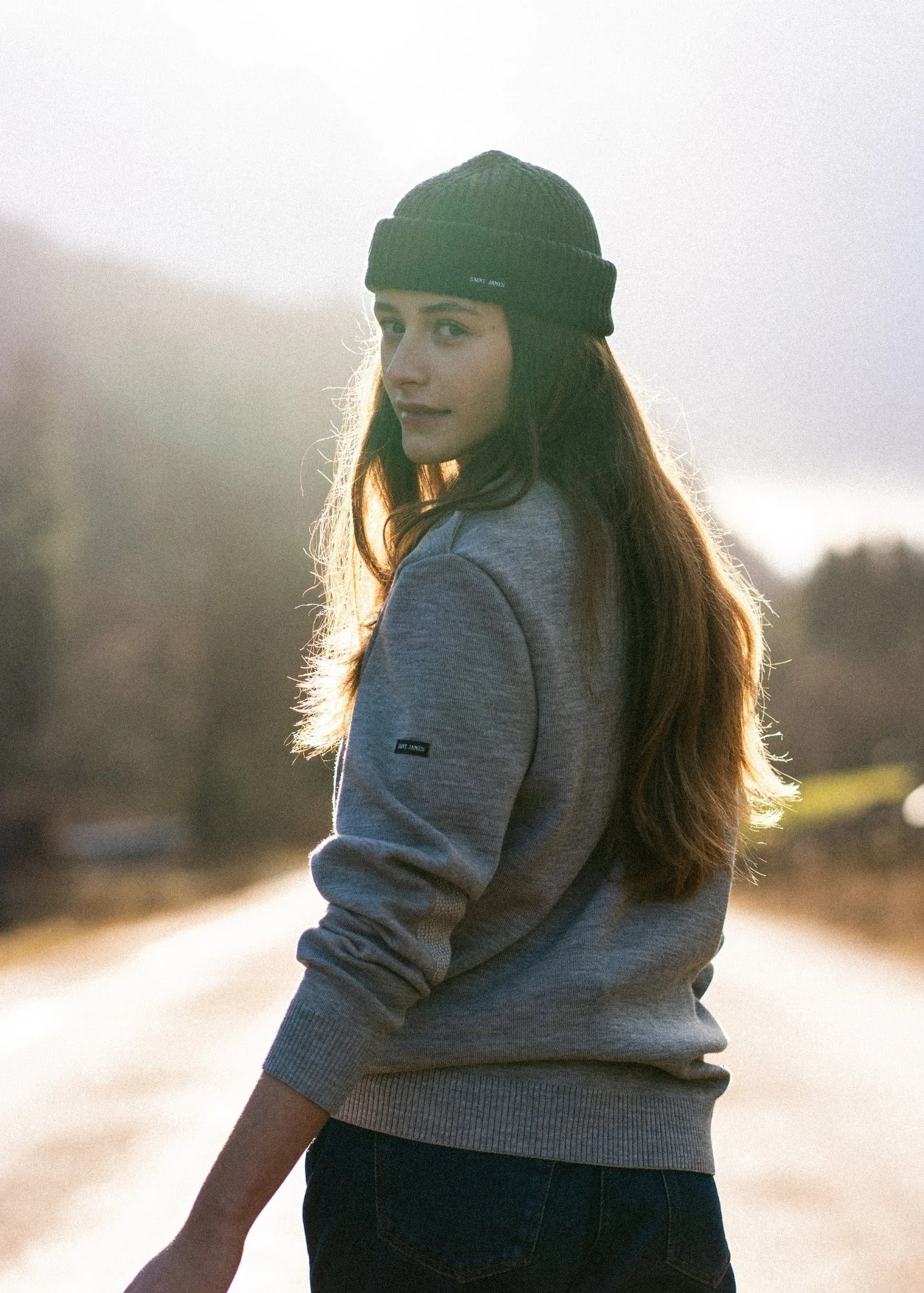 MIKI MAILLE - Short Ribbed Knit Fisherman Beanie - 1