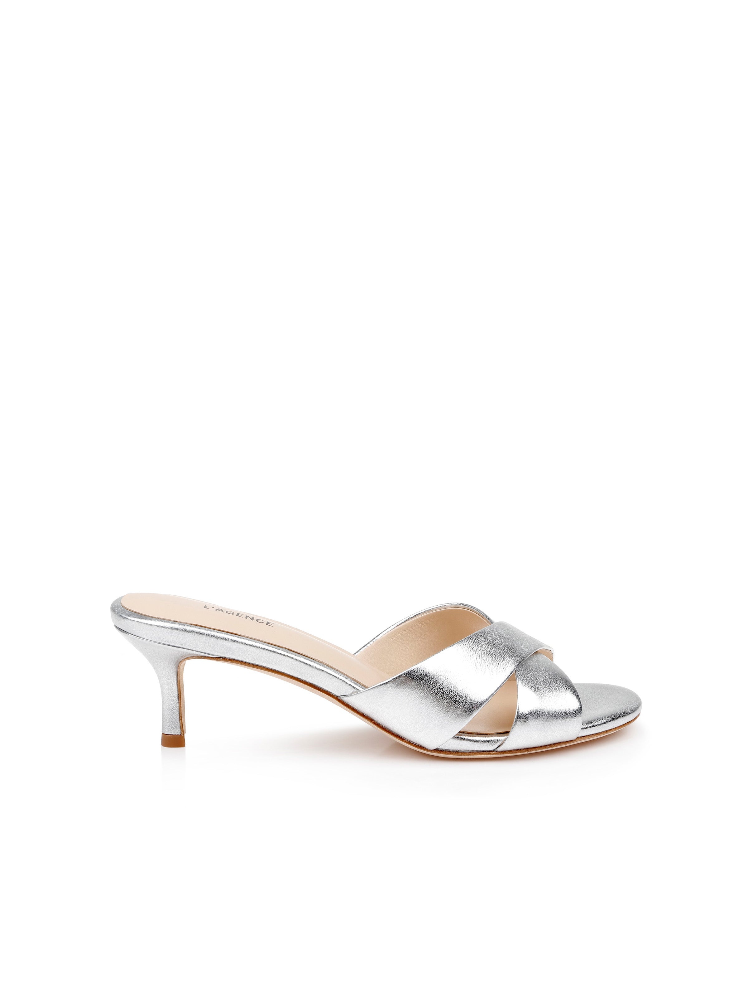 Aveline Kitten-Heel Sandal - 7