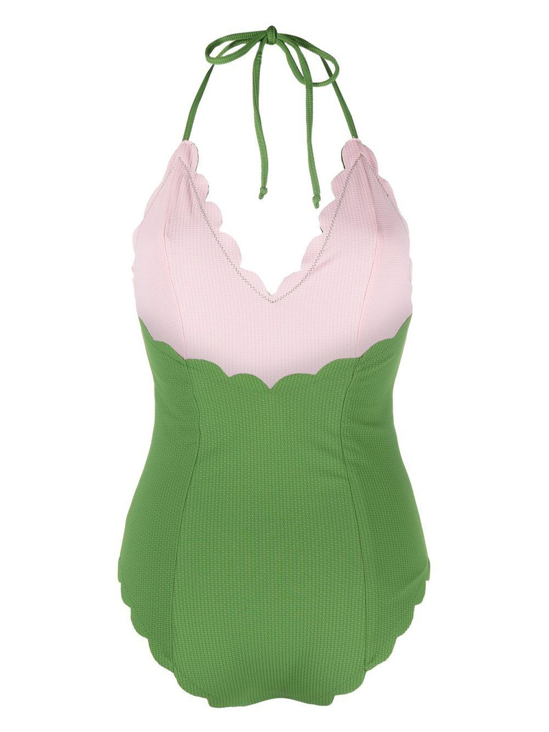 MARYSIA Broadway scalloped one-piece outlook