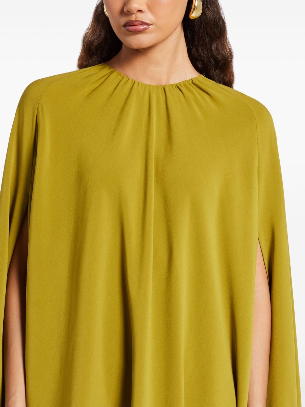 silk-blend kaftan gown - 5
