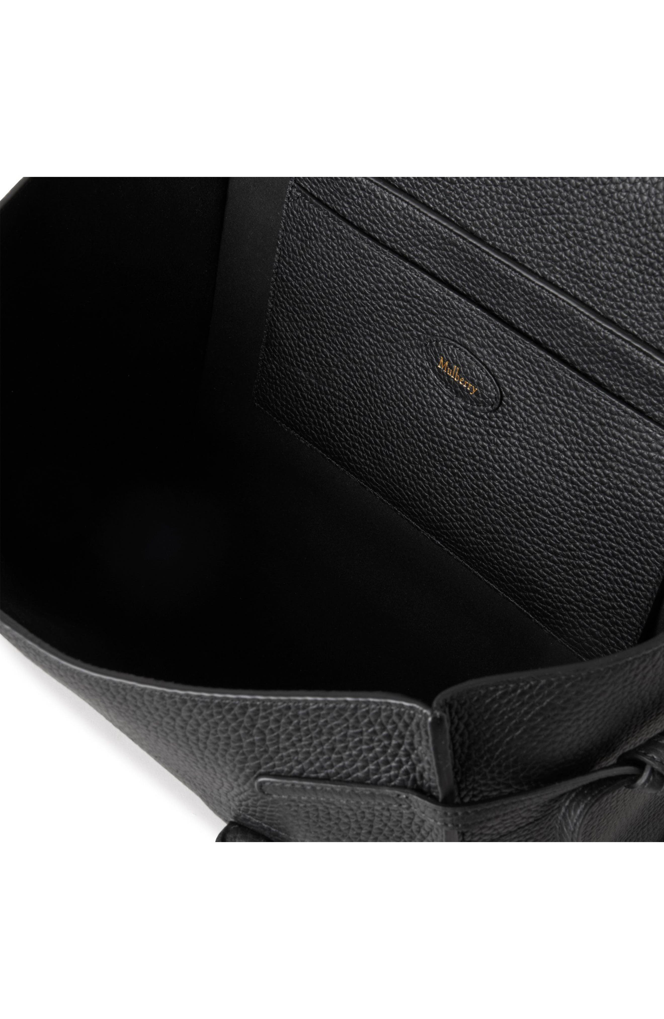Mulberry Small Soft Bayswater Leather Satchel in Black at Nordstrom - 4