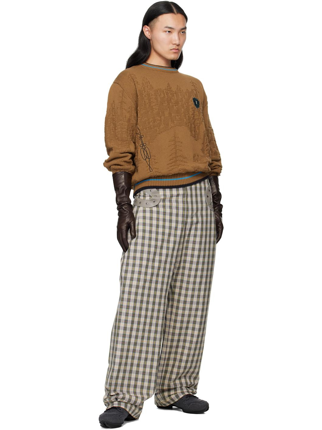 Brown Fitz Sweater - 5
