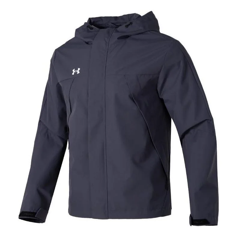 Under Armour Logo Sports Jacket 'Navy' 23600401-013 - 1
