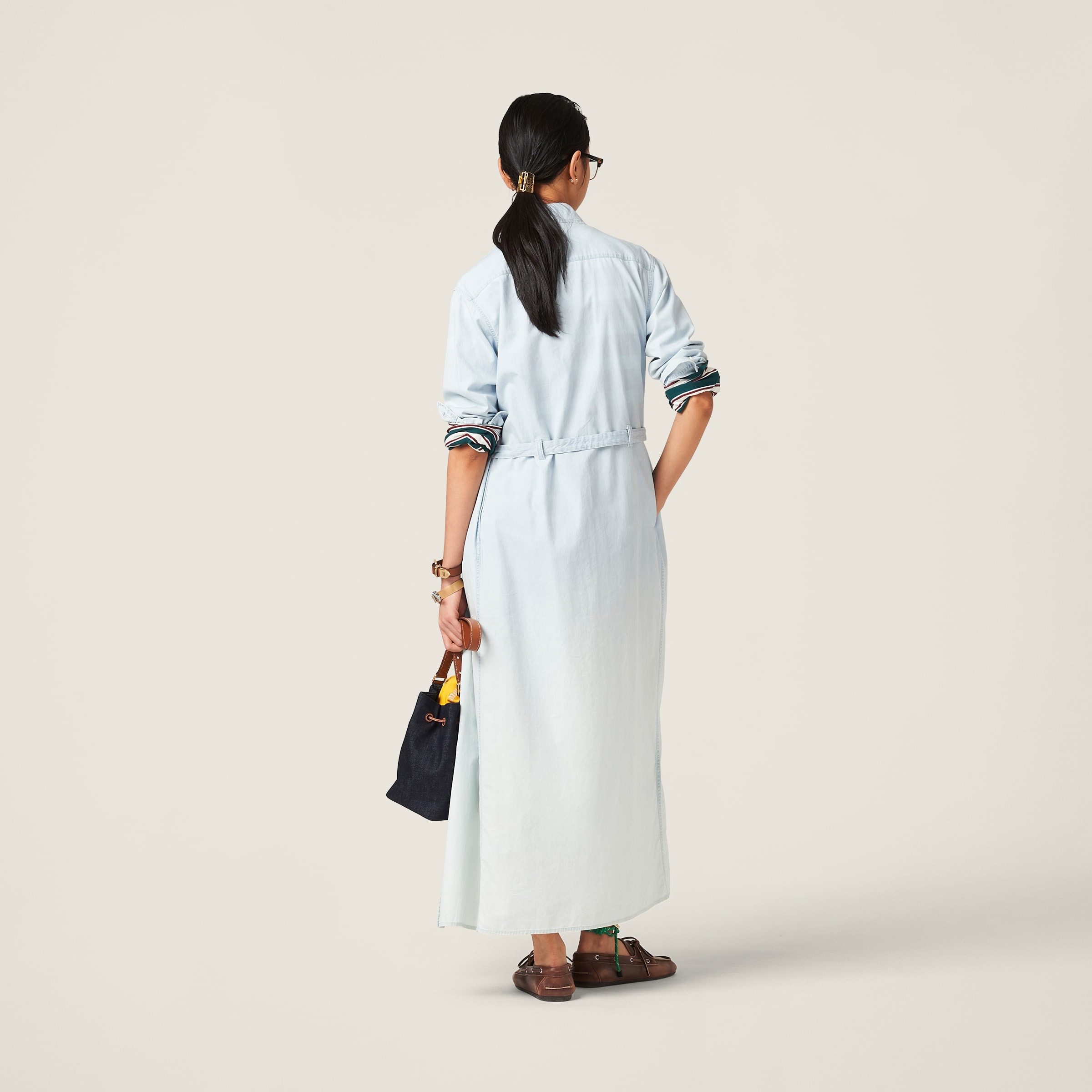 Long chambray dress - 3