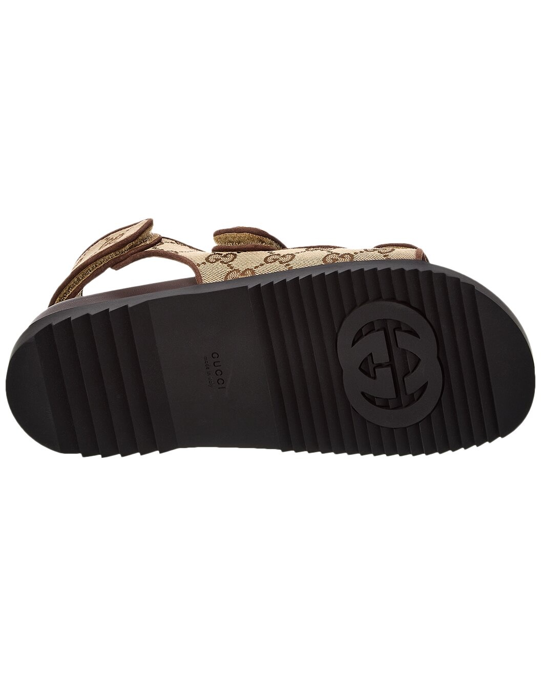 Gucci GG Canvas & Leather Sandal - 4