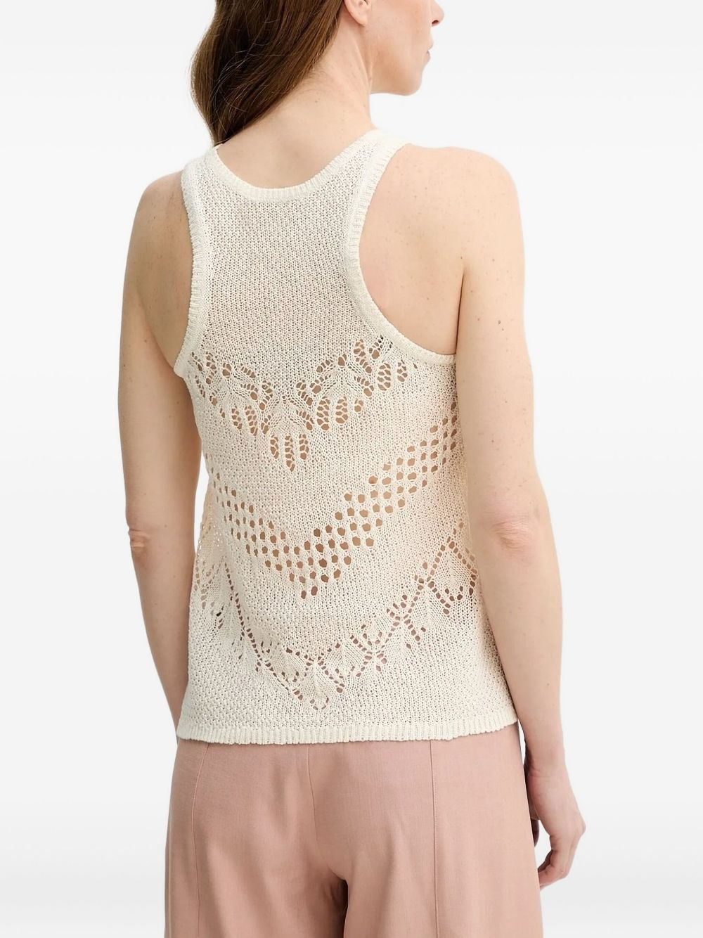 Kismet open-knit tank top - 2