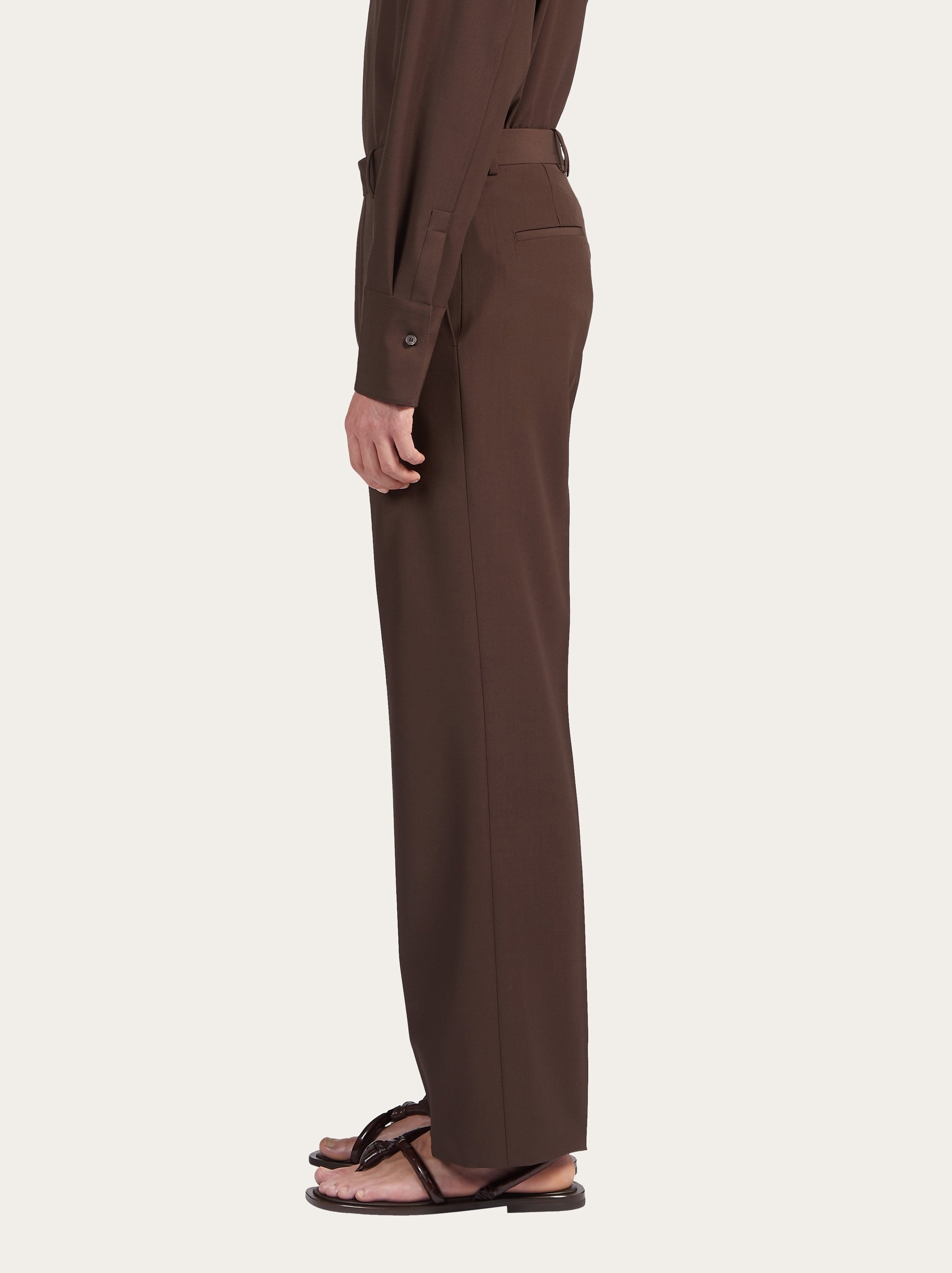 Flat front tailored trouser - 3