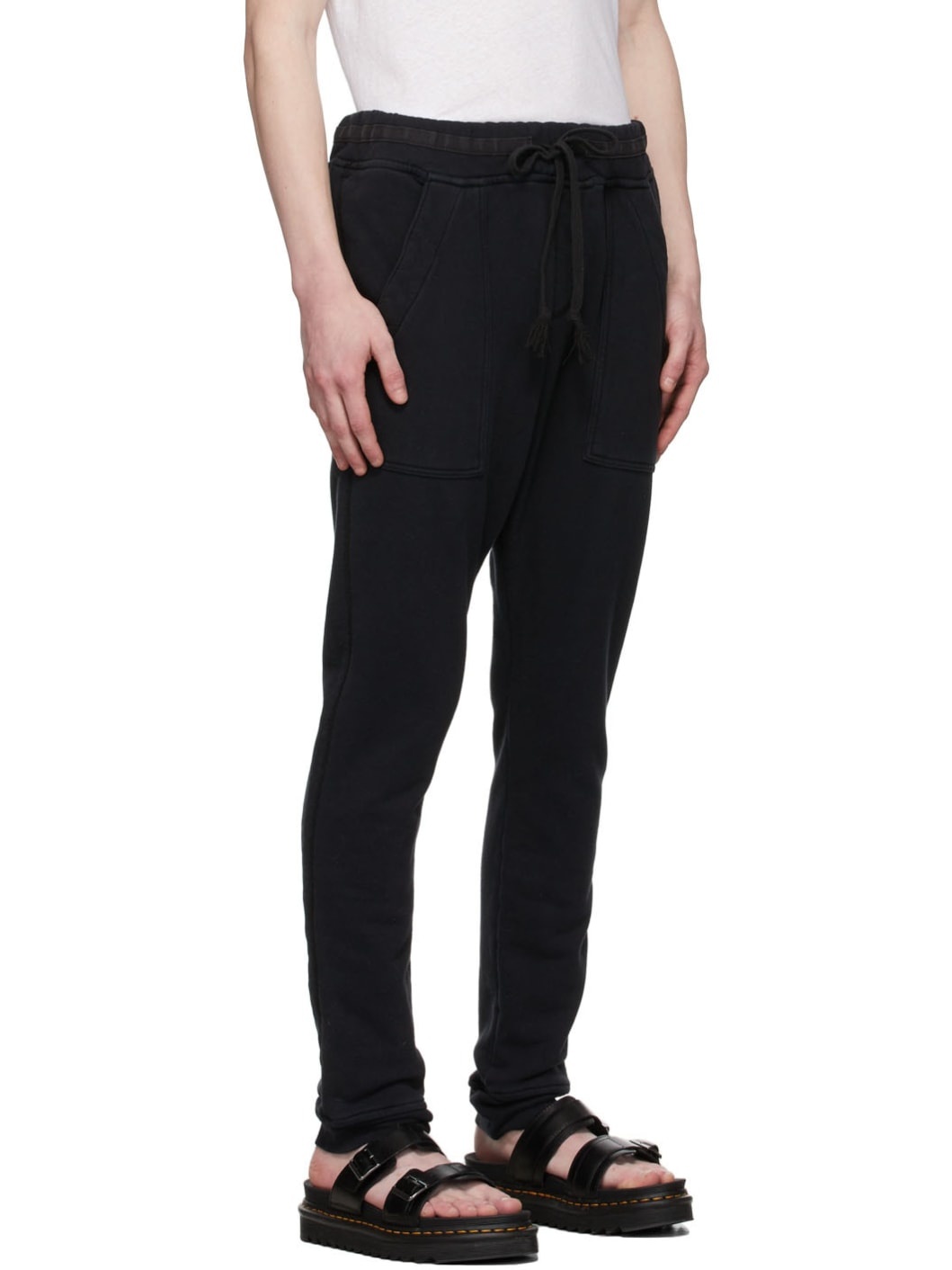 Black Basic Lounge Pants - 2