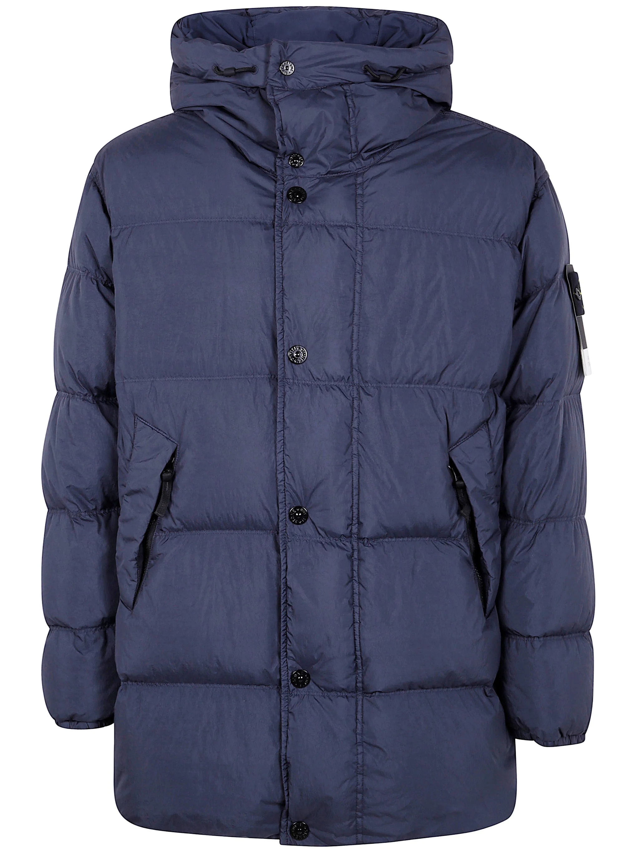 Garment Dyed Crinkle Reps Ny Recycled Nylon Short Parka - 1