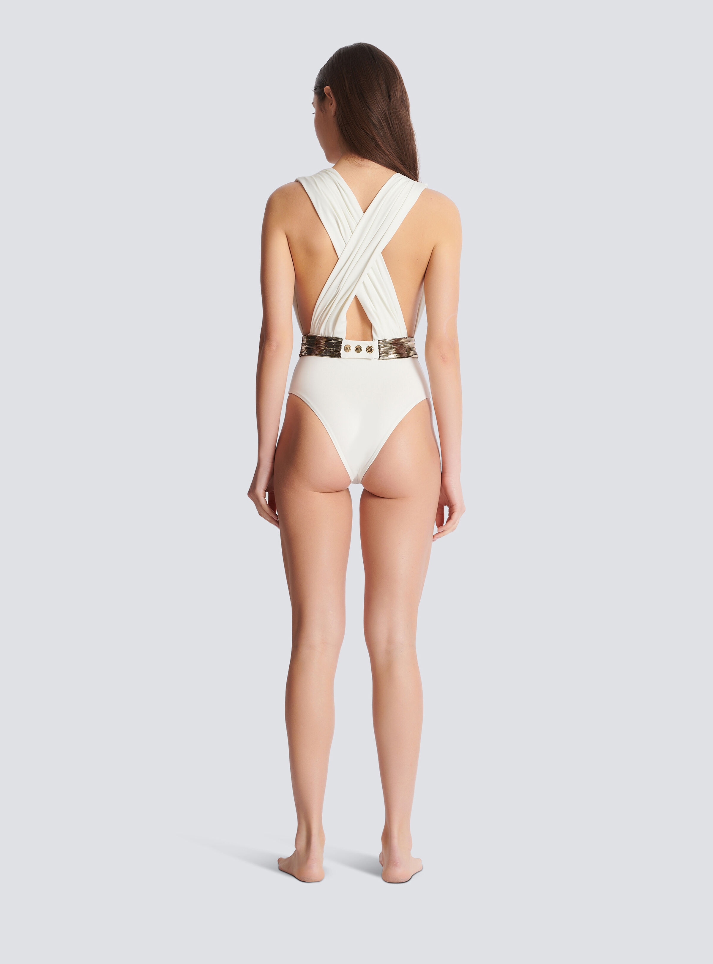 Swimsuit with belt - 4