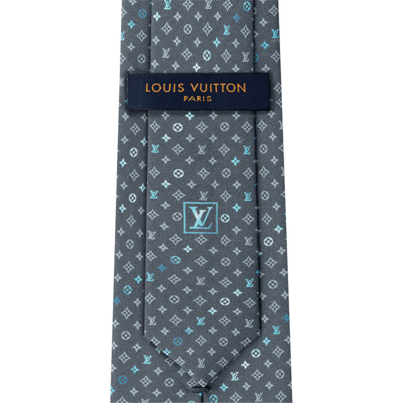 Gradient Monogram Bands Tie 3