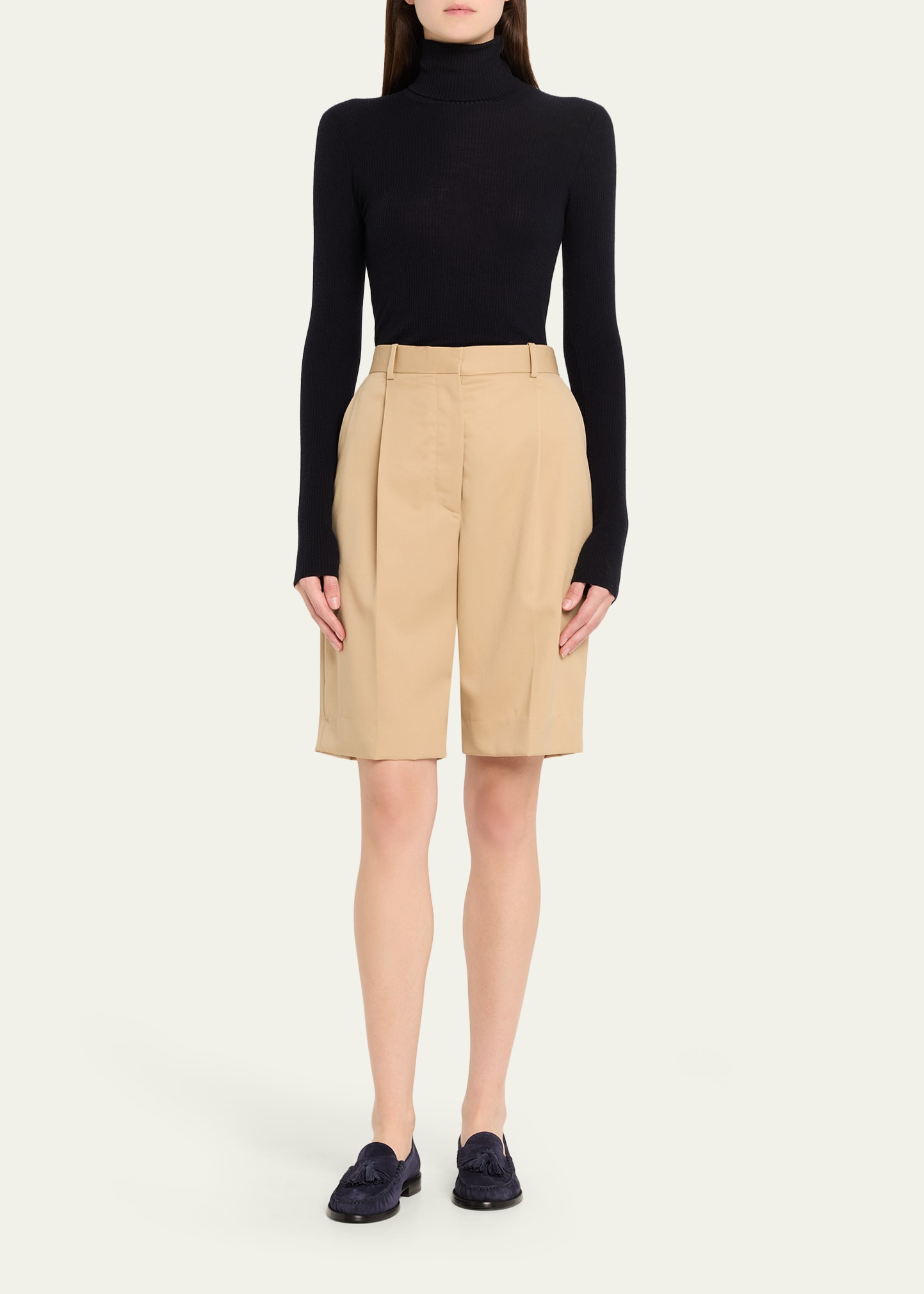 Lottie Suede Tassel Penny Loafers - 3
