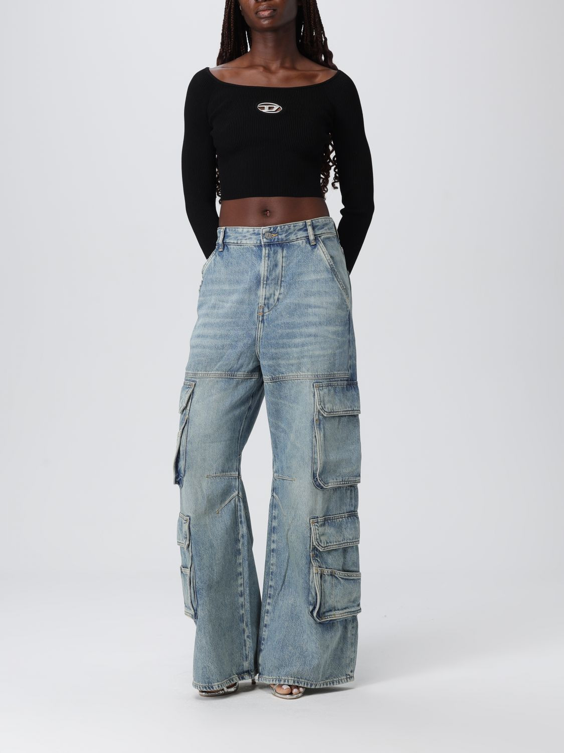 Diesel viscose Oval D top - 2