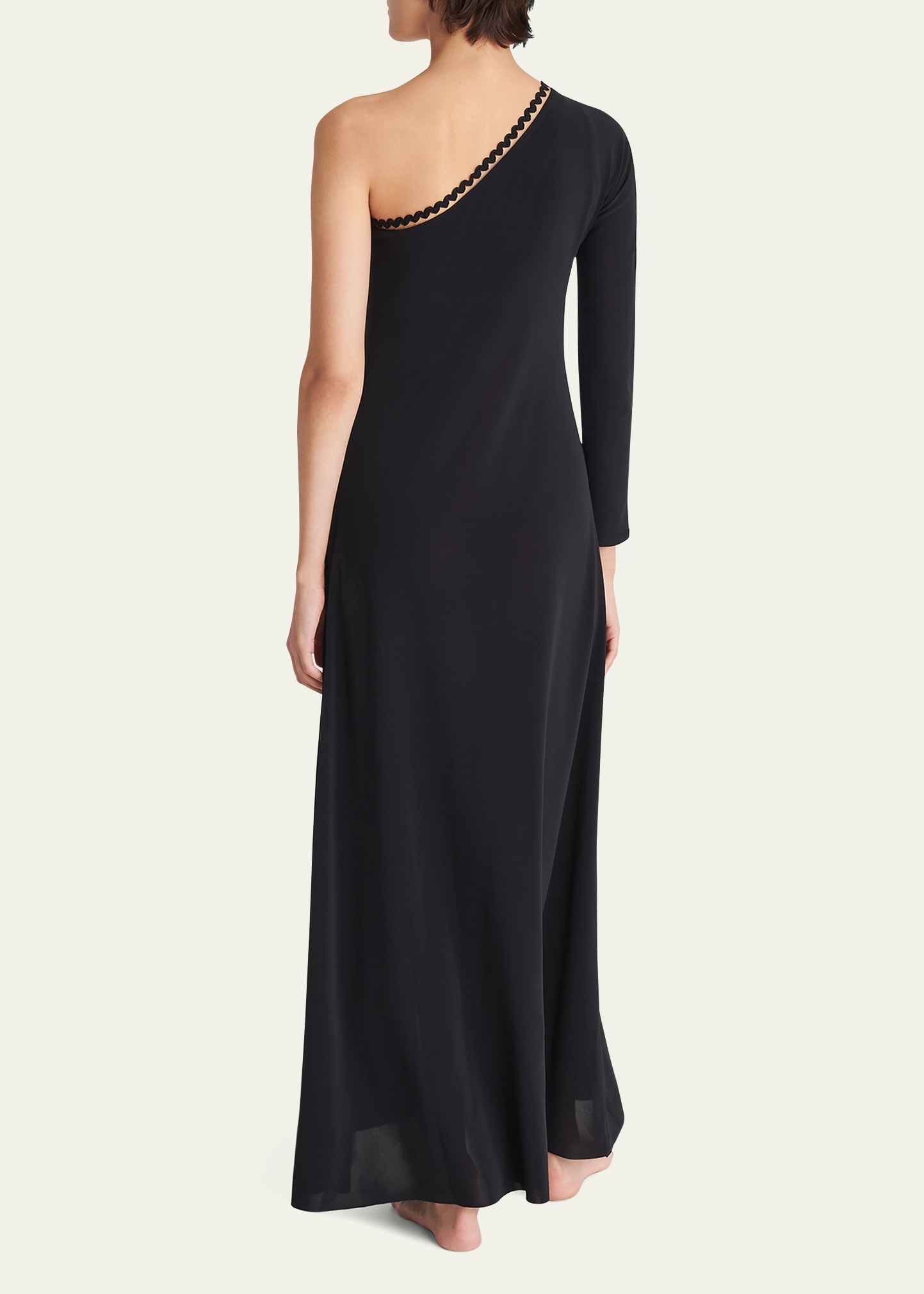 Play One-Shoulder Ric Rac-Trim Long Dress - 3