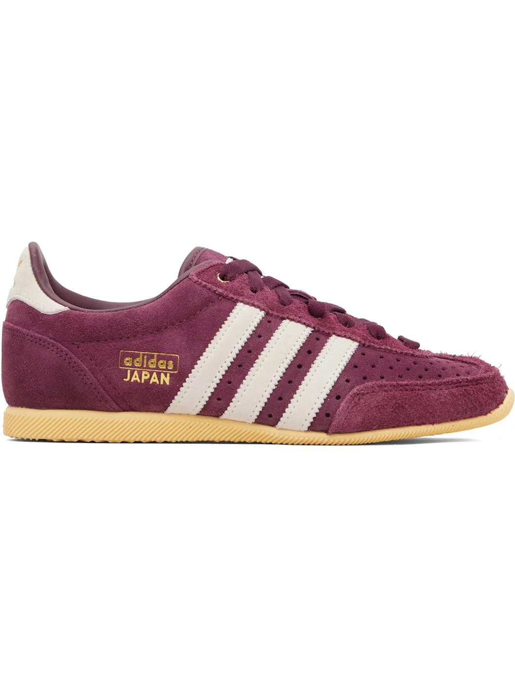 Burgundy Japan Sneakers - 1