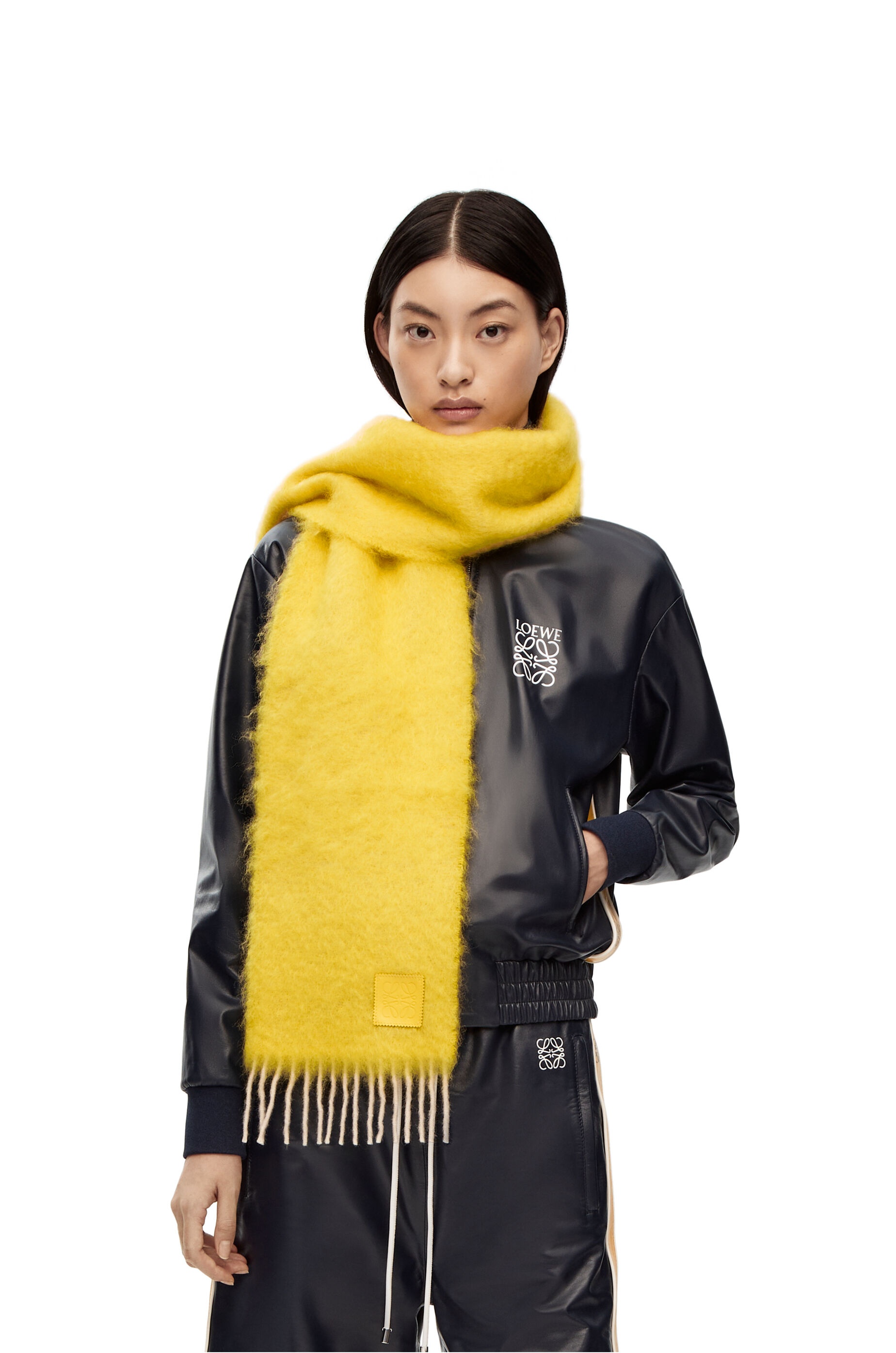 Scarf in wool and mohair - 2