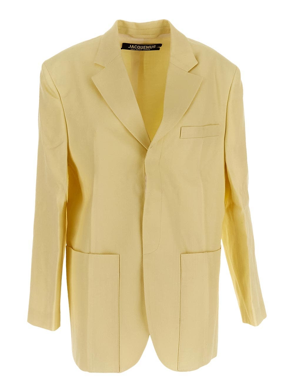 ボトムスその他 Jacquemus Yellow Single-Breasted Blazer Yellow Le Raphia 'La Veste d'Homme' Blazer by JACQUEMUS on Sale