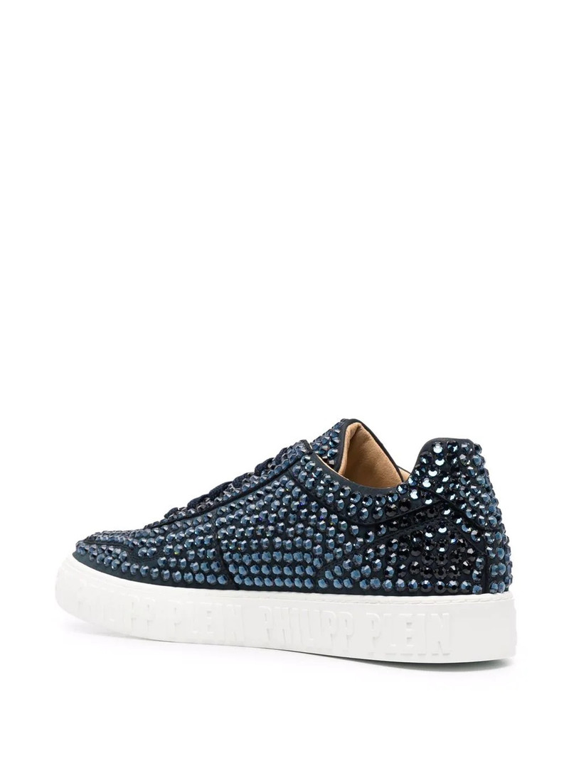 rhinestone lace-up sneakers 3