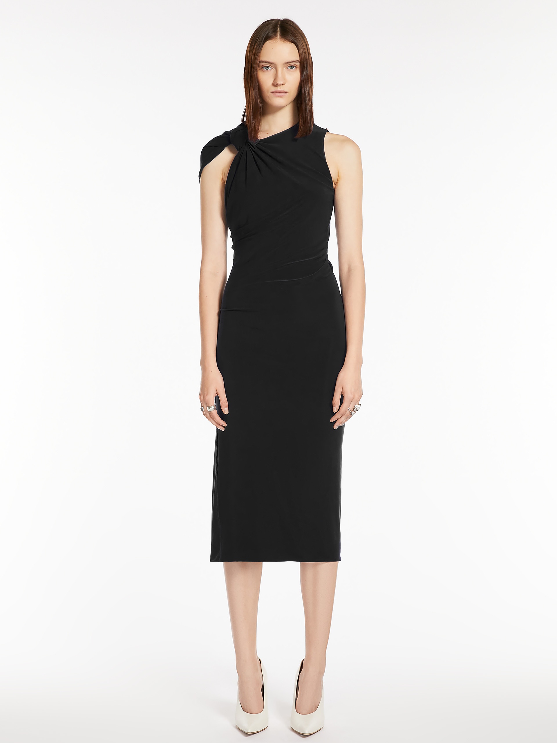 Sportmax NUBLE Slim-fit jersey dress | REVERSIBLE