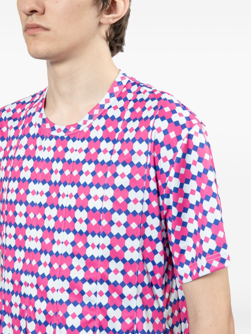 geometric-print T-shirt 5