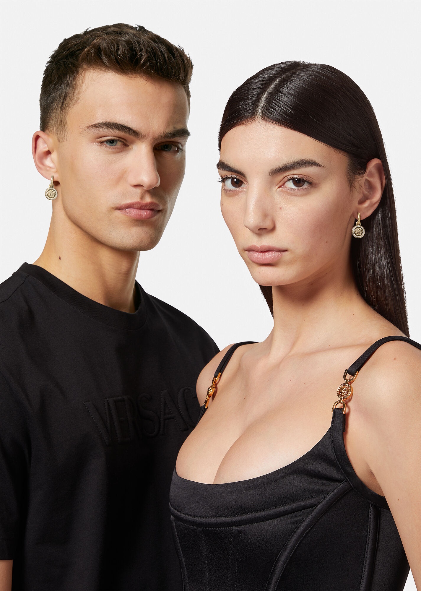 Greca and Medusa Drop Earring - 3