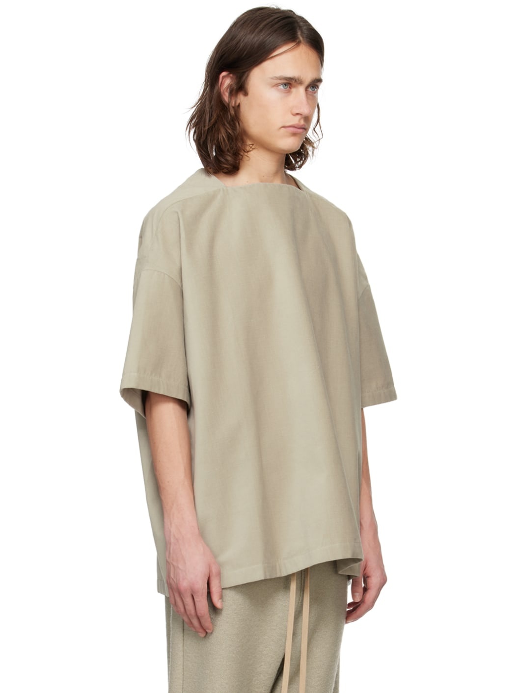 Green Square Neck T-Shirt - 2