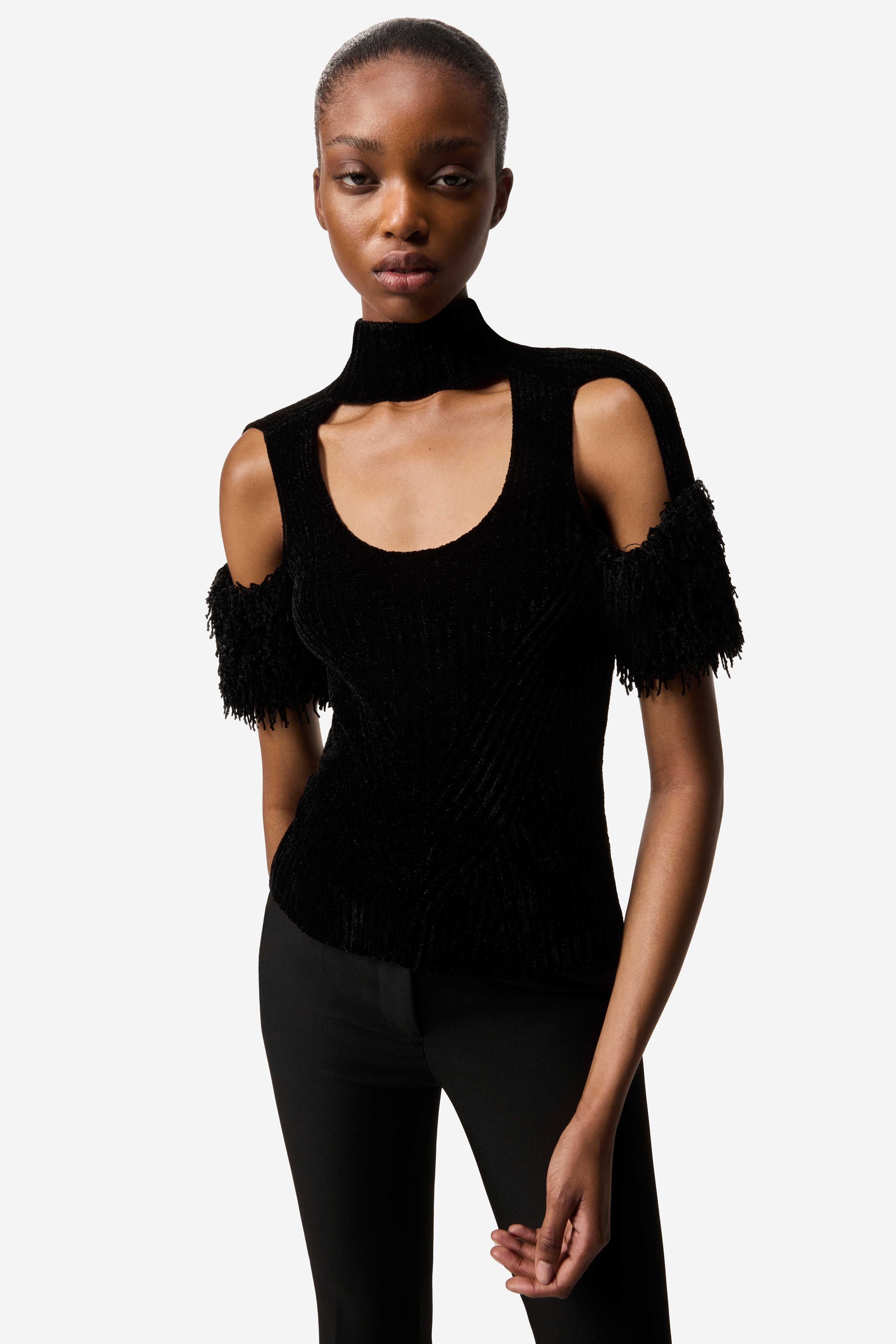 Chenille Knitted Top - 1