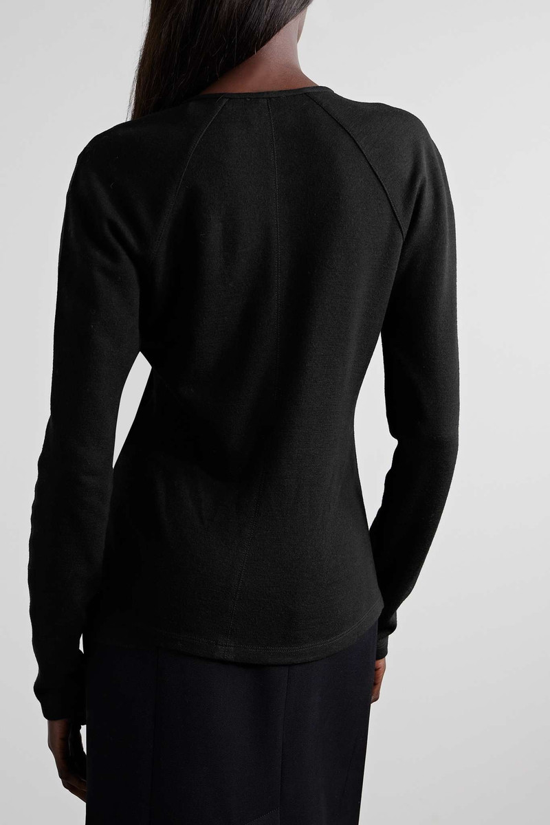 Dorine cutout brushed-jersey top 4