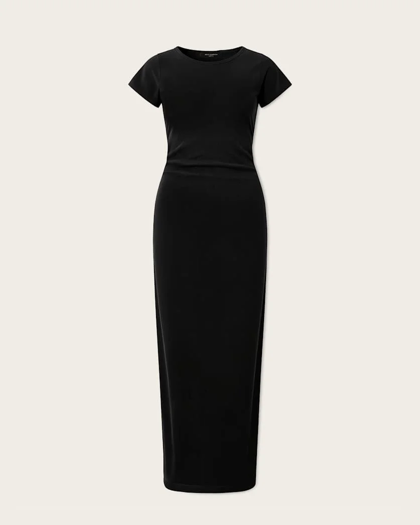 KATARINA SHORT SLEEVE SLIM FIT MAXI DRESS - 1