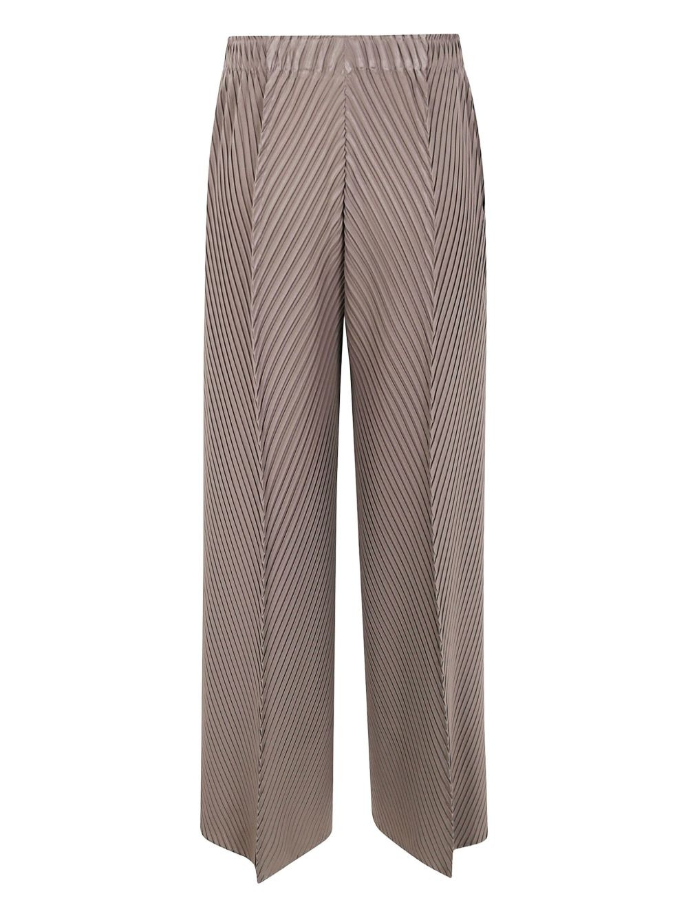 pleated wide-leg trousers - 2