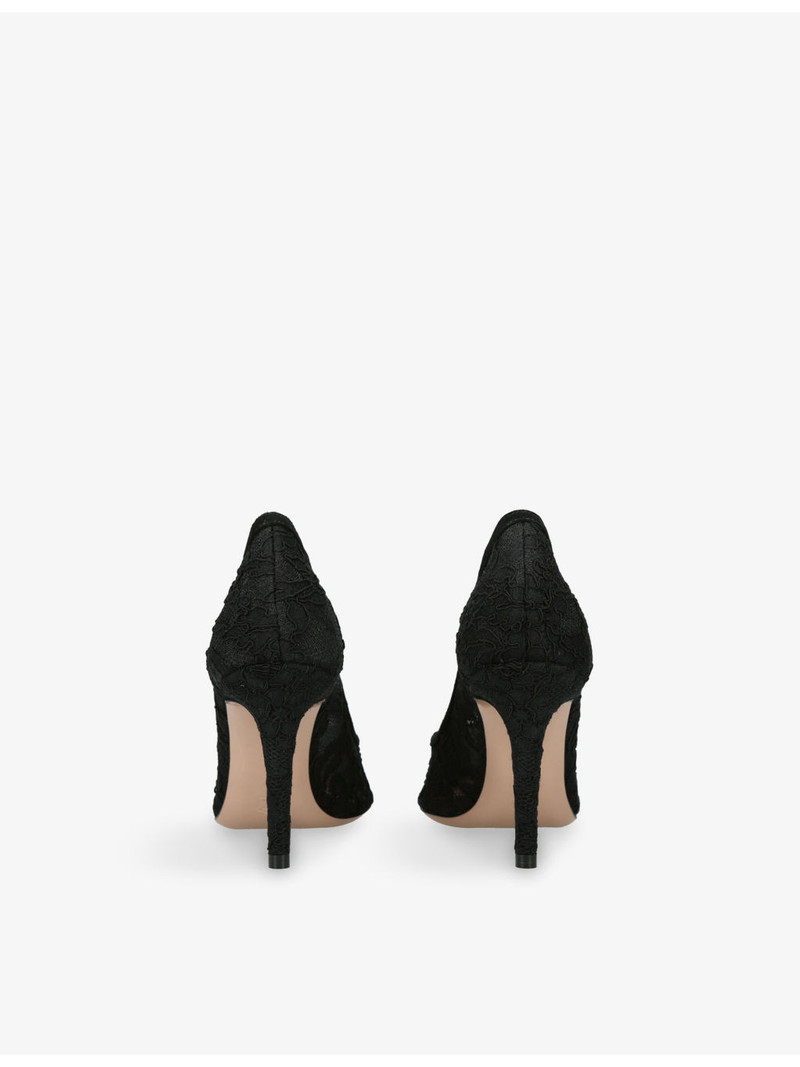 Gianvito Rossi Claudia 85 Lace Courts outlook