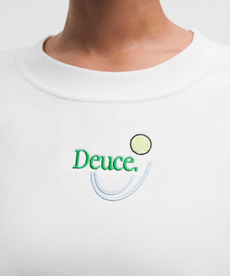 Perfectly Oversized Fleece Crew *Tennis Graphic 6