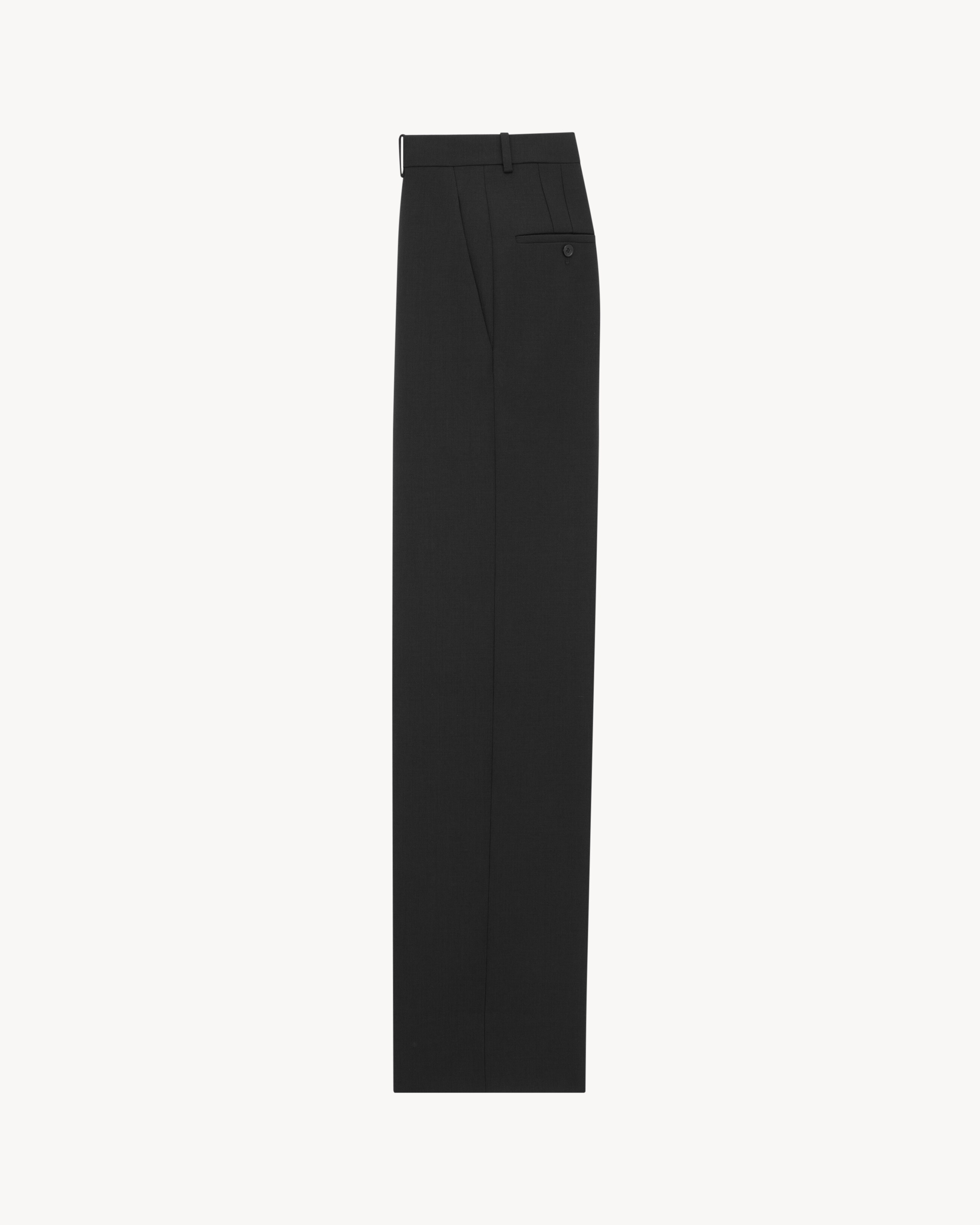 HIGH-RISE PANTS IN WOOL - 2