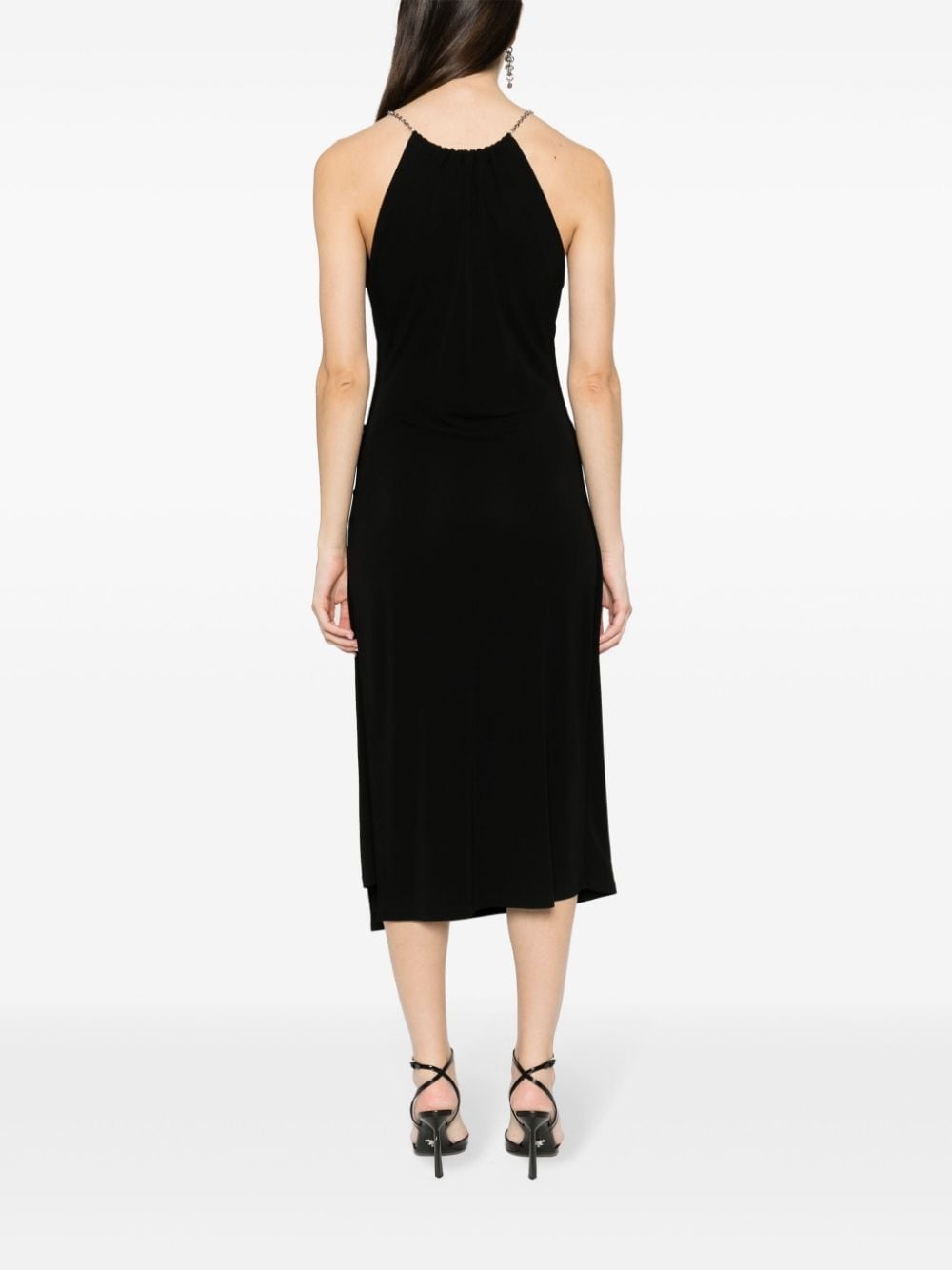 halterneck midi dress - 4