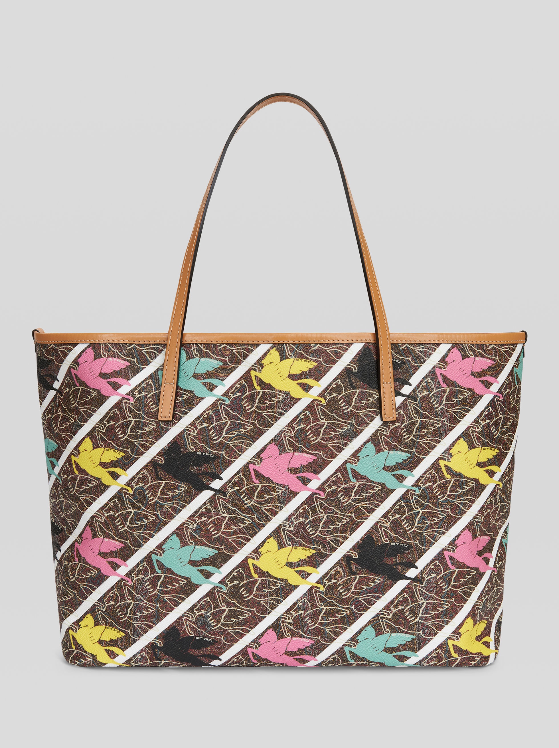 PAISLEY SHOPPING BAG WITH PEGASO - 3