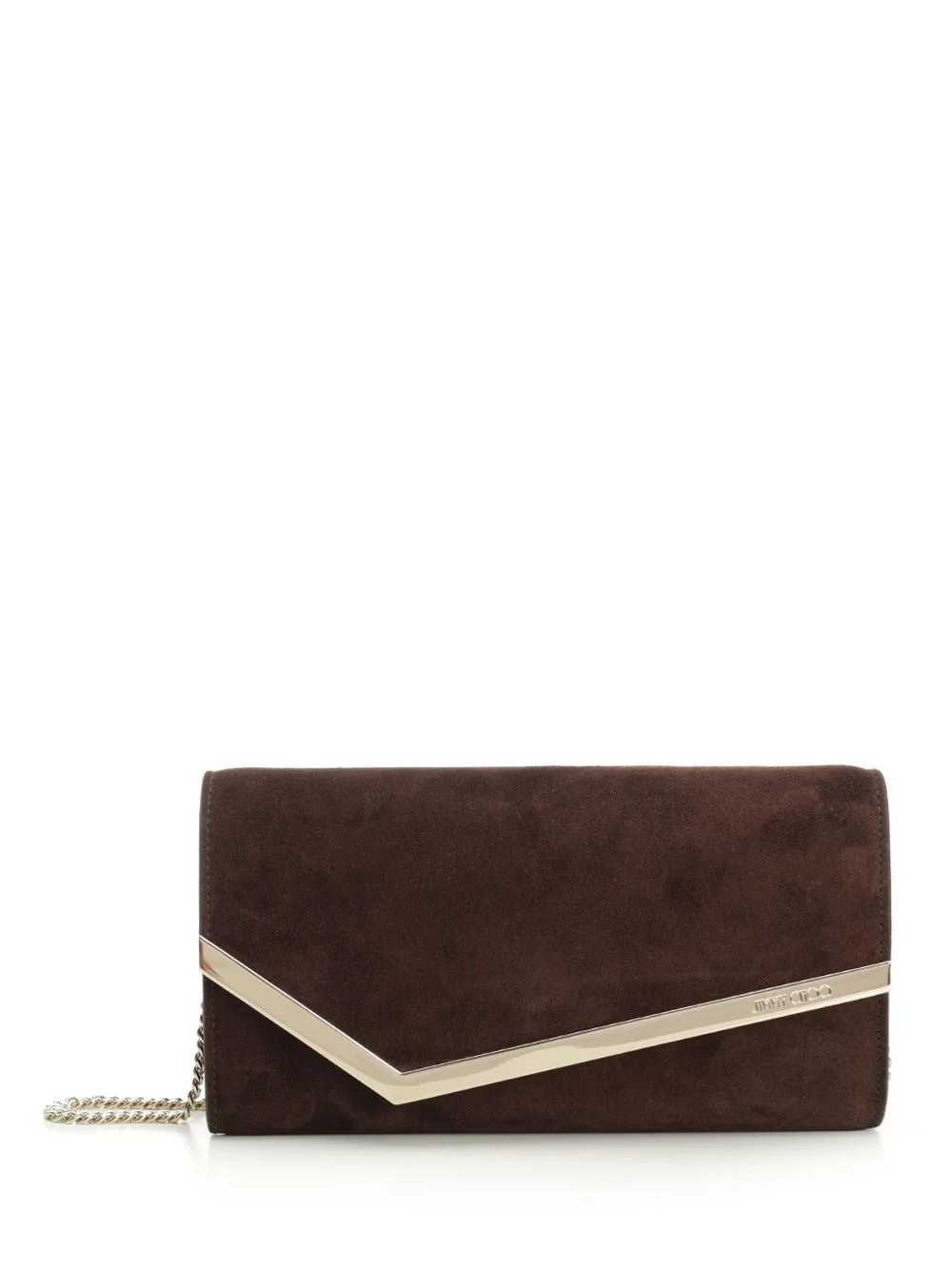 Jimmy Choo Women Emmie Suede Clutch Bag - 1